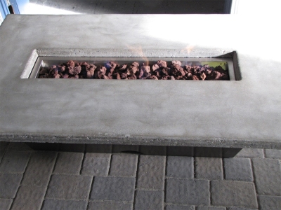 RectangleConcreteTopFireTable